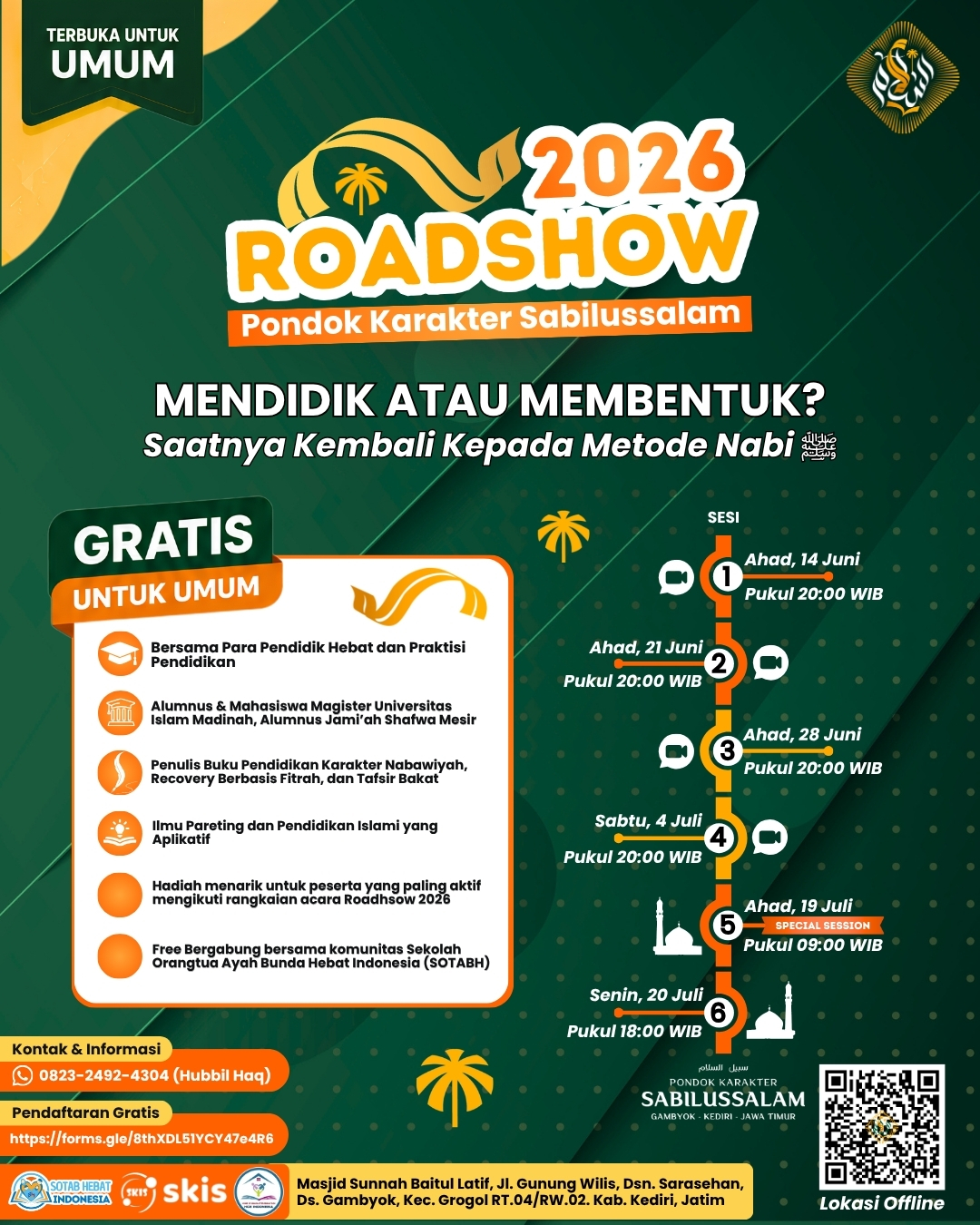 ROADSHOW PONDOK KARAKTER SABILUSSALAM 1