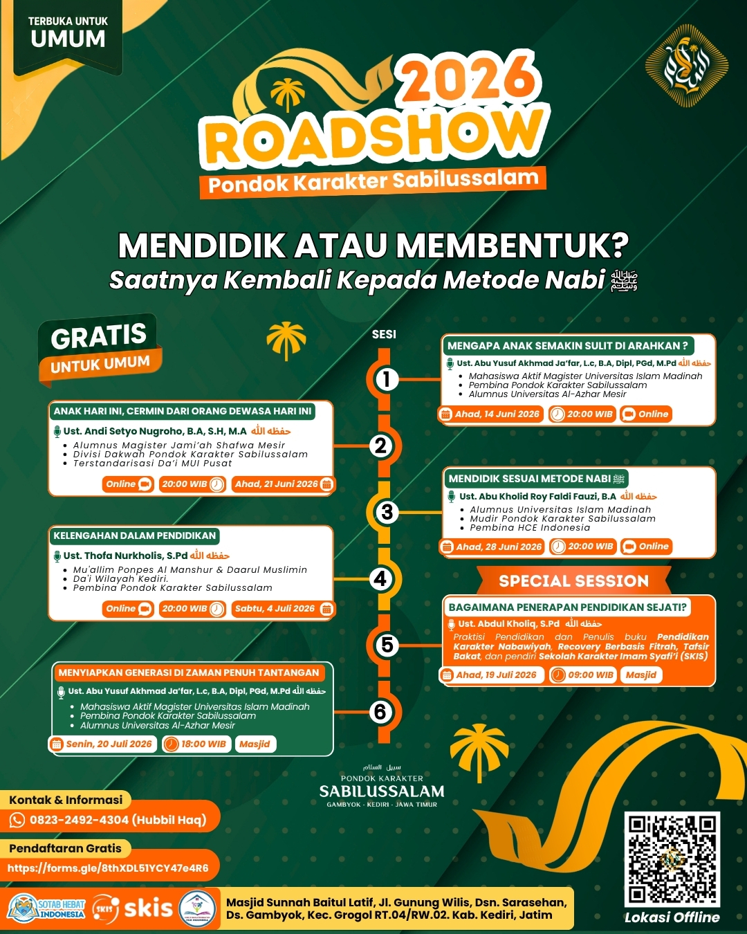 ROADSHOW PONDOK KARAKTER SABILUSSALAM